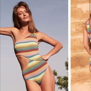 Multicolored One-Piece Swimsuit